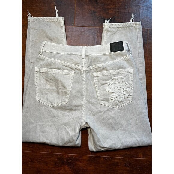 American Eagle Distressed Mom Jean Womens Sz 6 - Picture 8 of 9